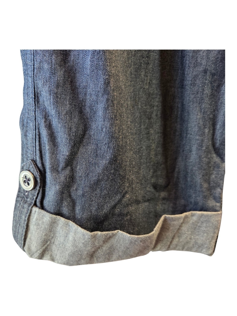 Nine & Co. Relaxed Drawstring Cropped Cuffed Jeans Size 8 - Picture 4 of 8